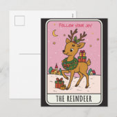 Kerst Rendier Feestdagenkaart (Voorkant / Achterkant)