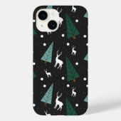 Kerst Rendier Hoesje voor Telefoon (Achterkant)