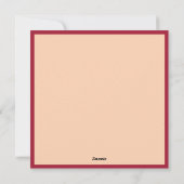 Kerst Rendier Huidige Boho Illustratie Feestdagenkaart (Achterkant)