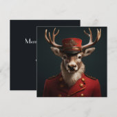 Kerst Rendier Kaart (Voorkant / Achterkant)