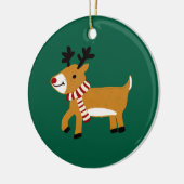 Kerst Rendier Keramisch Ornament (Links)