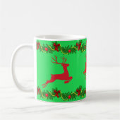 Kerst rendier koffie mok (Links)