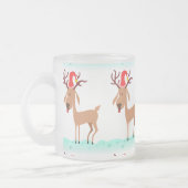 Kerst Rendier Matglas Mok (Links)