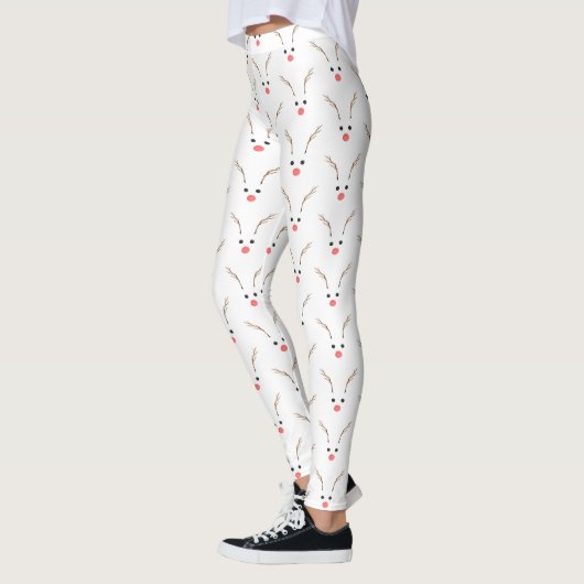 Kerst rendier minimale leggings (Links)