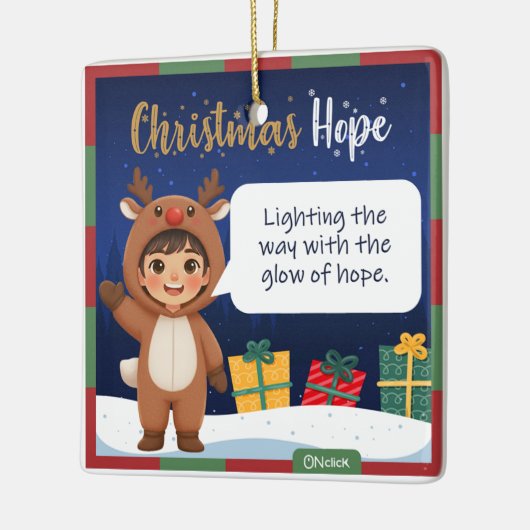 Kerst Rendier Ornament (Links)