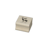 Kerst rendier ornament rubberstempel (Stempel)