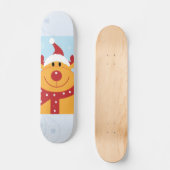 Kerst Rendier Skateboard (Voorkant)