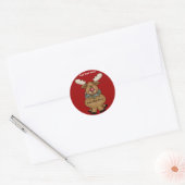 Kerst Rendier Sticker door SRF (Envelop)