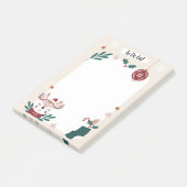 Kerst rendier takenlijst post-it notities post-it® notes (Schuin)