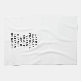 Kerst Rendier Thema Keukenhanddoek