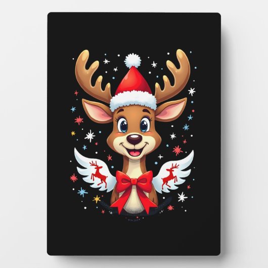 kerst Rendieren (3) Fotoplaat (voorkant)