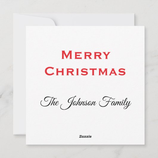 Kerst Rendieren Feestdagenkaart (Achterkant)