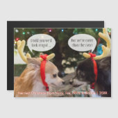 Kerst Rendieren Honden... Als honden konden praten (Voorkant / Achterkant)