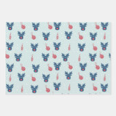 Kerst rendieren inpakpapier vel (Voorkant)