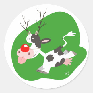 Kerst rendieren sticker