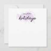 Kerst rendieren yoga. eland bedankkaart (Achterkant)