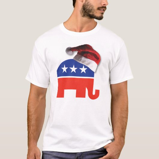kerst Republikein T-shirt (Voorkant)