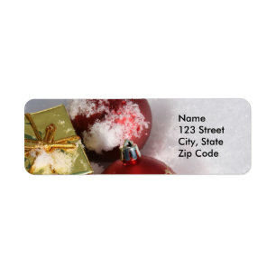 Kerst retour adreslabels of favoriete cadeau Label