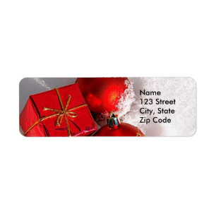 Kerst retour adreslabels of favoriete cadeau Label