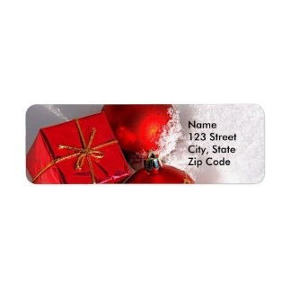 Kerst retour adreslabels of favoriete cadeau Label