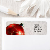 Kerst retour adreslabels of favoriete cadeau Label (Insitu)