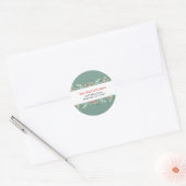 Kerst Retouradres Labels Kerstmis Bessen (Envelop)