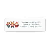 Kerst Retouradres met Kerstpret Etiket (Voorkant)