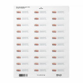 Kerst Retouradres met Kerstpret Etiket (Full Sheet)