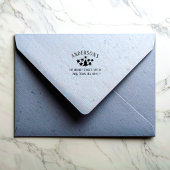 Kerst Retouradres Rubberstempel