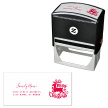 Kerst Retouradres Zelfinkende Stempel