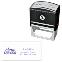 Kerst Retouradres Zelfinkende Stempel