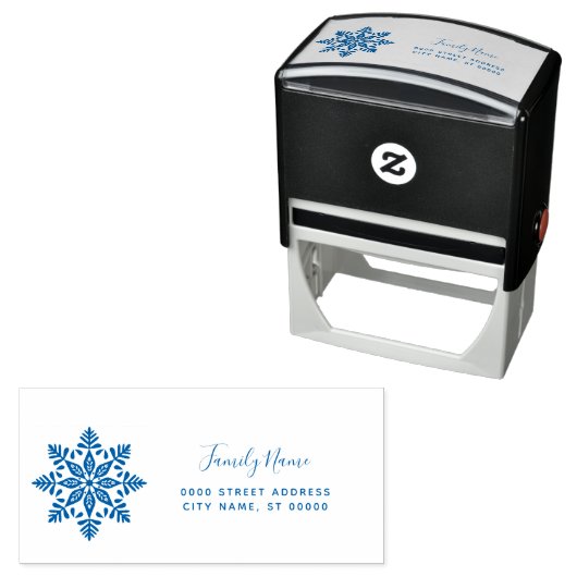 Kerst Retouradres Zelfinkende Stempel (In situ)