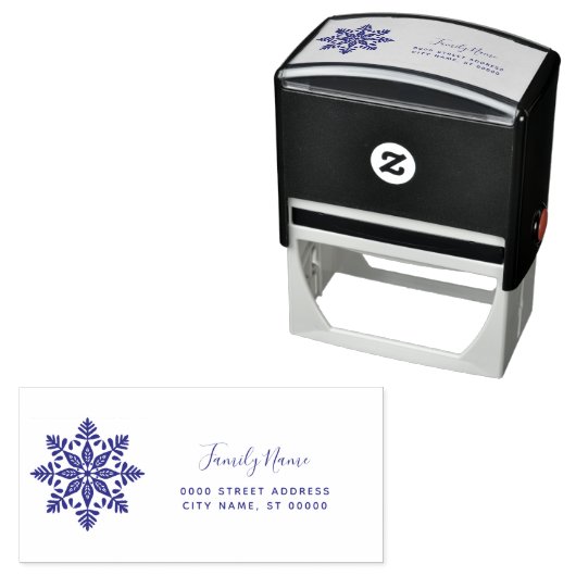 Kerst Retouradres Zelfinkende Stempel (In situ)
