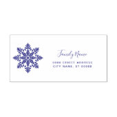 Kerst Retouradres Zelfinkende Stempel (Design)
