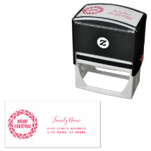 Kerst Retouradres Zelfinkende Stempel