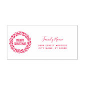 Kerst Retouradres Zelfinkende Stempel (Design)