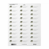 Kerst Retouradreslabels Etiket (Full Sheet)