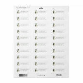 Kerst Retouradreslabels Etiket (Full Sheet)