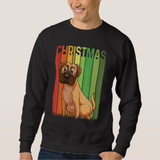 Kerst Retro Boxer Hond Schattige Groep Matching Xm Trui
