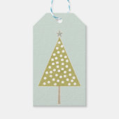 Kerst retro cadeau labels cadeaulabel (Voorkant)
