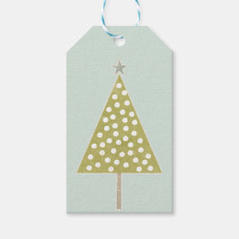 Kerst retro cadeau labels cadeaulabel