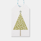 Kerst retro cadeau labels cadeaulabel (Voorkant)