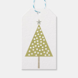 Kerst retro cadeau labels cadeaulabel