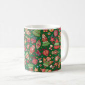Kerst Retro Koffiemok (Voorkant rechts)