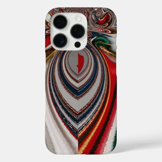 Kerst Retro  Textuur Abstracte Art Print Case-Mate iPhone Case (Achterkant)