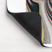 Kerst Retro  Textuur Abstracte Art Print Muismat (Hoek)