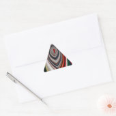 Kerst Retro Textuur Abstracte Art Print Sticker (Envelop)
