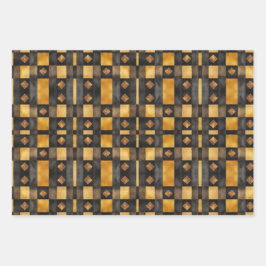 Kerst Retro Vintage Stijl Inpakpapier Vel