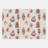 Kerst Retro Vinted Fairycore Inpakpapier Vel (Voorkant 3)