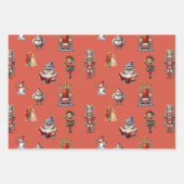 Kerst Retro Vinted Fairycore Inpakpapier Vel (Voorkant)